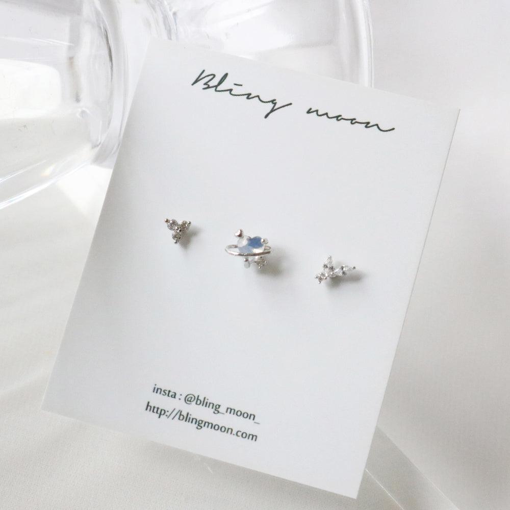 セリーヌピアッシング(3 set) Piercing bling moon