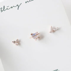 セリーヌピアッシング(3 set) Piercing bling moon