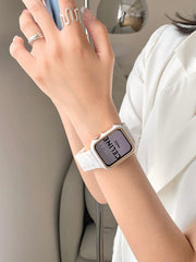 【セット】光沢樹脂 チェーン バンド& ケース Apple Watch# apple watch バンド givgiv