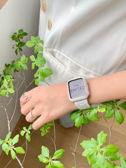 【セット】光沢樹脂 チェーン バンド& ケース Apple Watch# apple watch バンド givgiv