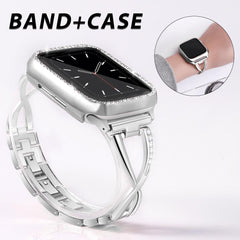 【セット】キュービック スリム チェーン バンド&キュービック保護ケース Apple Watch apple watch バンド givgiv