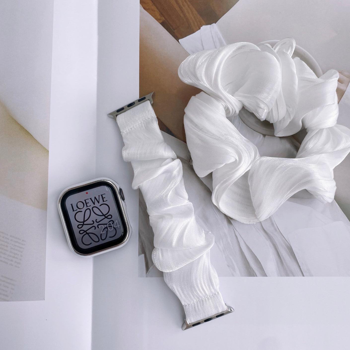 【セット】シンプル シュシュ ソロループ + ヘアシュシュセット apple watch バンド givgiv