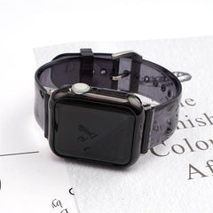 【セット_12色】 透明 ゼリー カラー ケース + バンドセット Applewatch専用 apple watch バンド givgiv