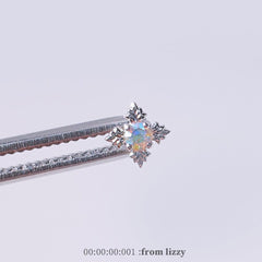 シエラ・ミニ・オーロラ・クリスタル・キュービック・ピアッシング Piercing from lizzy