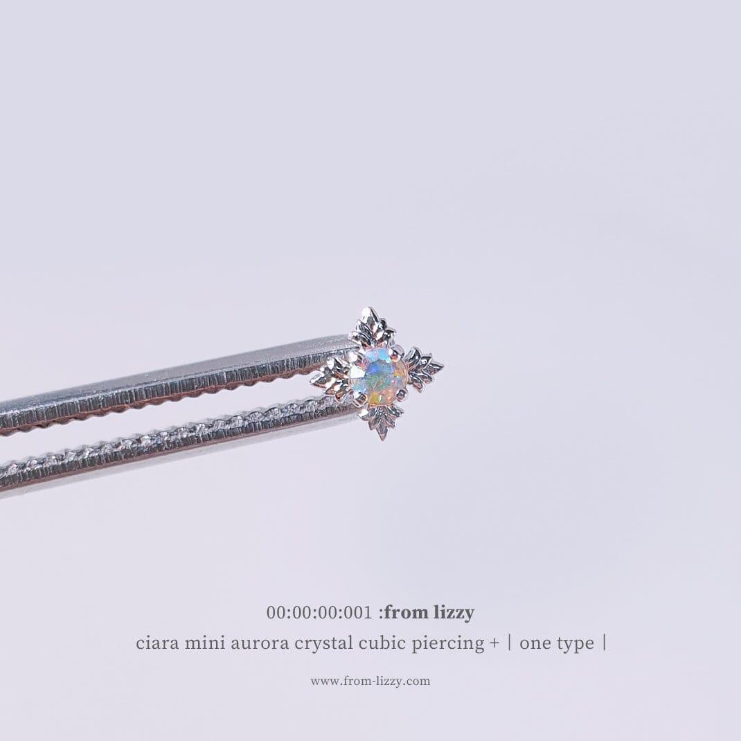 シエラ・ミニ・オーロラ・クリスタル・キュービック・ピアッシング Piercing from lizzy