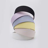 シルク無地ストレートカチューシャ Hair 10000won