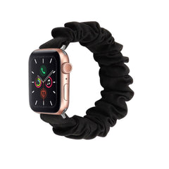 シュシュ ナイロンソロループ (黒) apple watch バンド givgiv