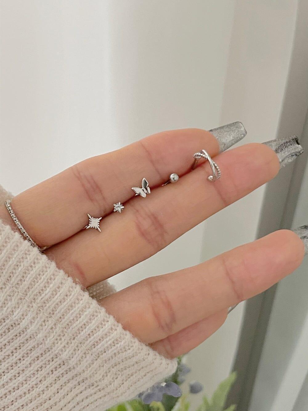 Simple Mood ピアッシング(5 set) Piercing bling moon