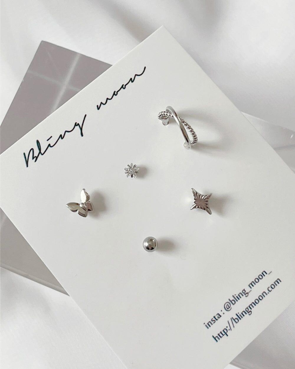 Simple Mood ピアッシング(5 set) Piercing bling moon