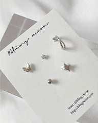 Simple Mood ピアッシング(5 set) Piercing bling moon