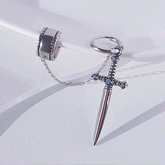 ソード剣 イヤーカフ リングピアッシング Piercing from lizzy