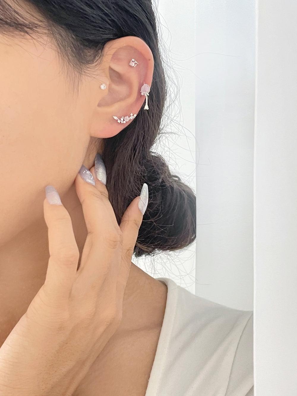 ソフトピンク(ピアス/ピアッシング) Piercing bling moon