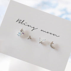 ソフトトゥインクル ピアッシング(4 set) Piercing bling moon