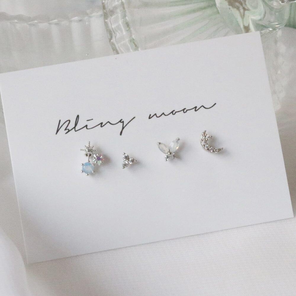 ソフトトゥインクル ピアッシング(4 set) Piercing bling moon