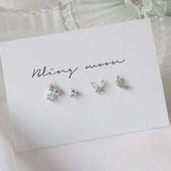 ソフトトゥインクル ピアッシング(4 set) Piercing bling moon