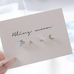 ソフトトゥインクル ピアッシング(4 set) Piercing bling moon