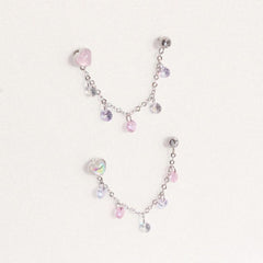 Sugar Two ring Piercing (2 color) Piercing bling moon
