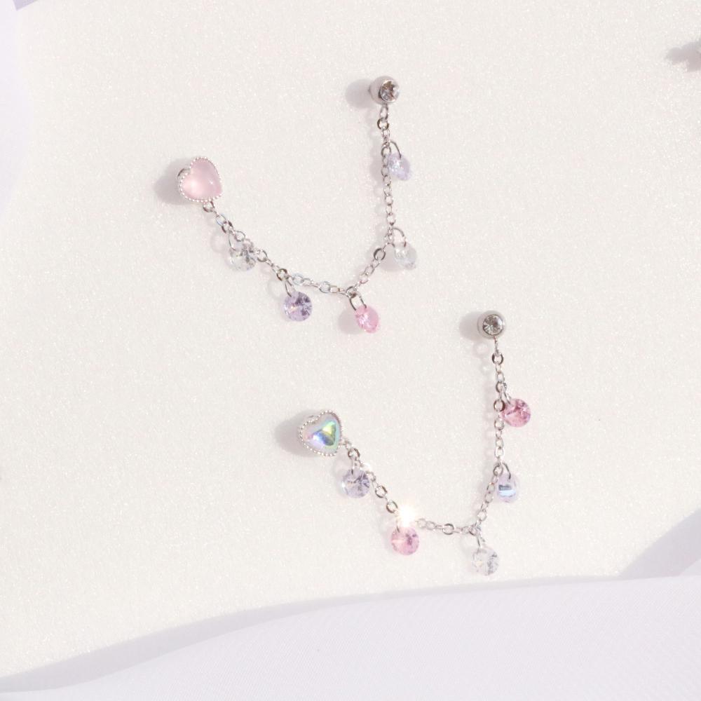 Sugar Two ring Piercing (2 color) Piercing bling moon