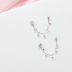 Sugar Two ring Piercing (2 color) Piercing bling moon