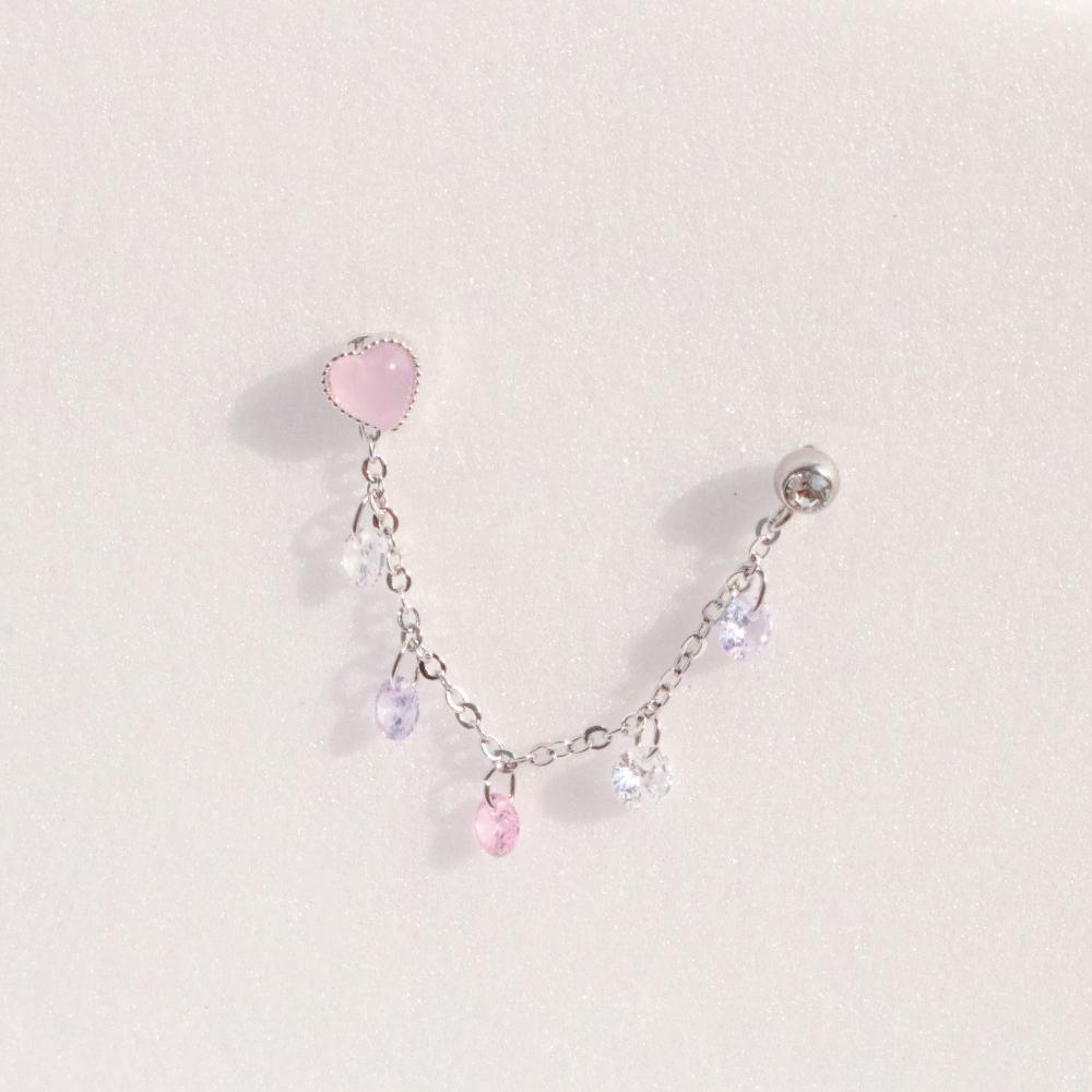 Sugar Two ring Piercing (2 color) Piercing bling moon