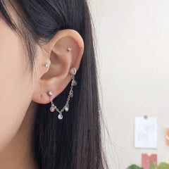 Sugar Two ring Piercing (2 color) Piercing bling moon