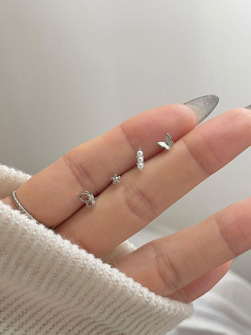 スイセンピアッシング(4 set) Piercing bling moon