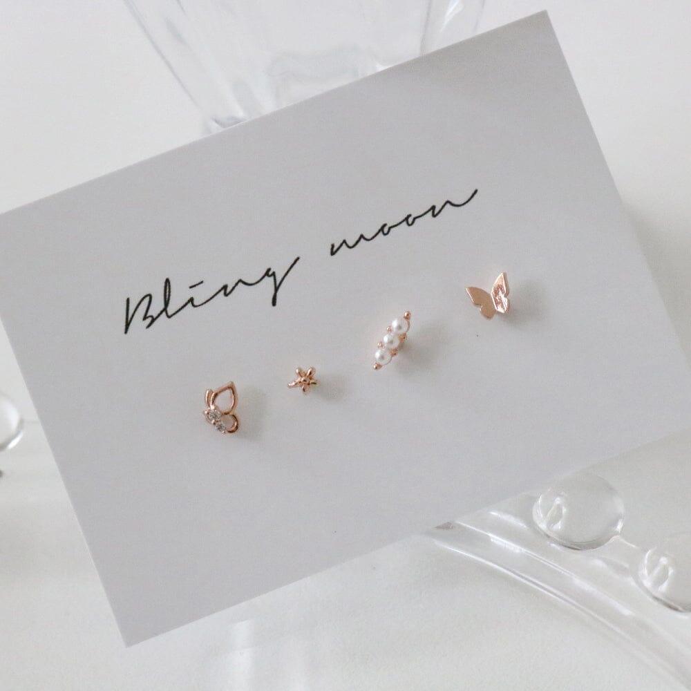 スイセンピアッシング(4 set) Piercing bling moon