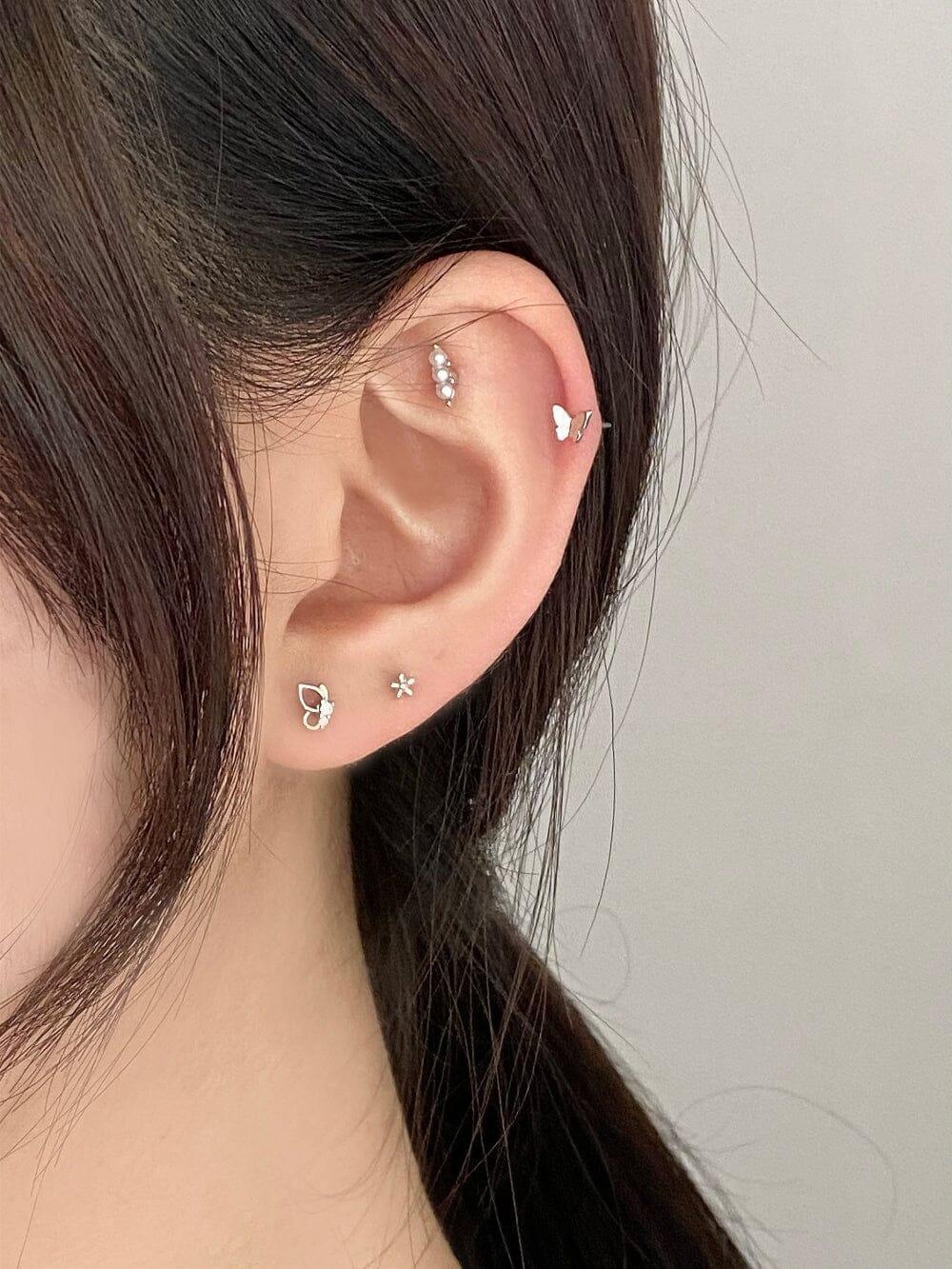 スイセンピアッシング(4 set) Piercing bling moon