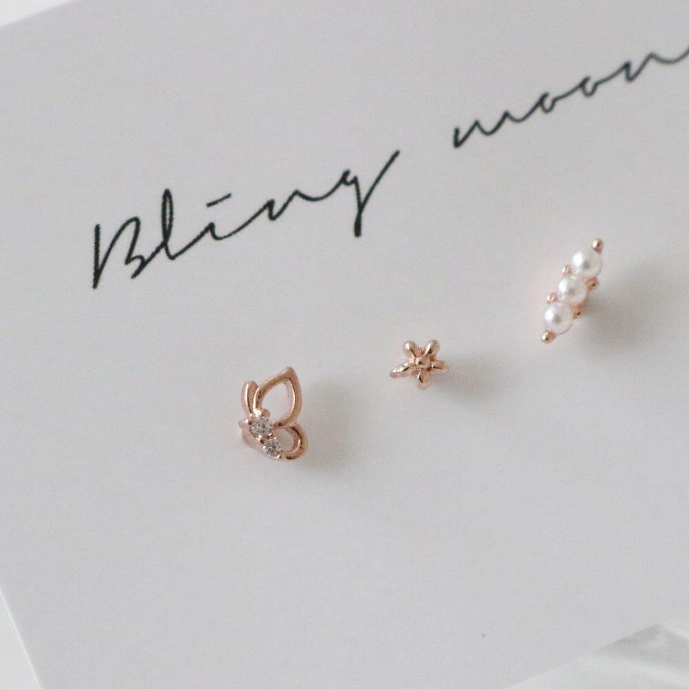 スイセンピアッシング(4 set) Piercing bling moon