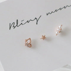 スイセンピアッシング(4 set) Piercing bling moon