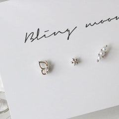 スイセンピアッシング(4 set) Piercing bling moon