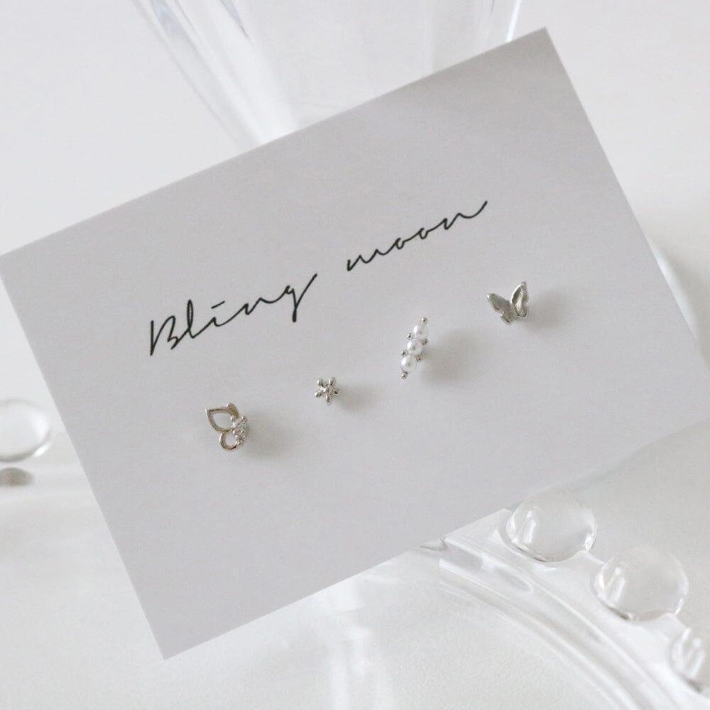 スイセンピアッシング(4 set) Piercing bling moon