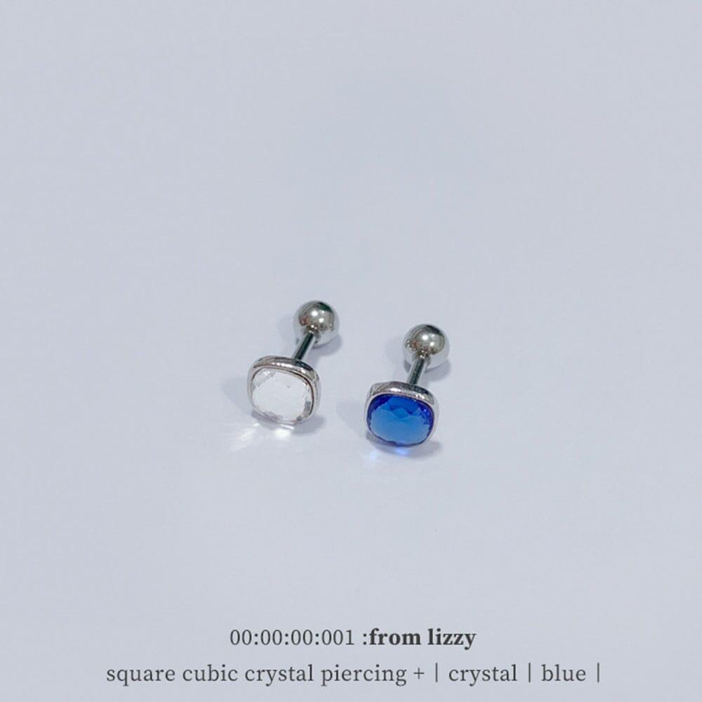 スクエア・クリスタル・キュービック・ピアッシング Piercing from lizzy