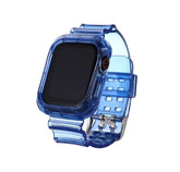 Summer Day クリアー 透明 Apple Watch バンド (Blue) apple watch バンド givgiv