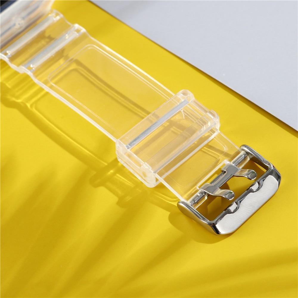 Summer Day クリアー 透明 Apple Watch バンド (Yellow) apple watch バンド givgiv