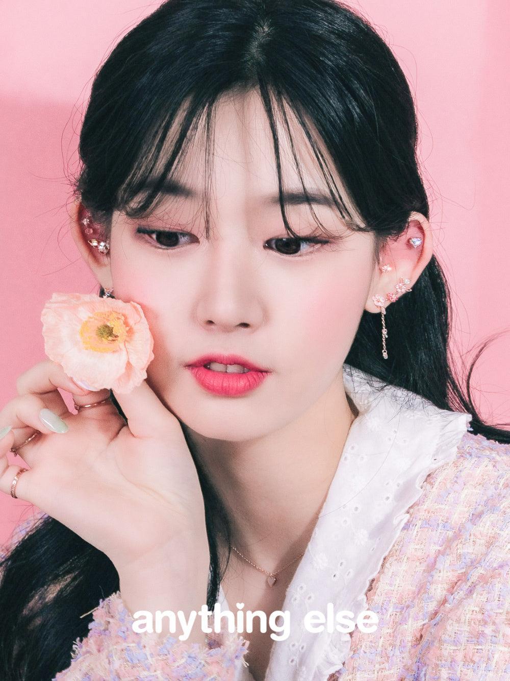 Sunny side upイヤーカフ&ピアス Earrings pink-rocket