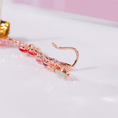 Sunny side upイヤーカフ&ピアス Earrings pink-rocket