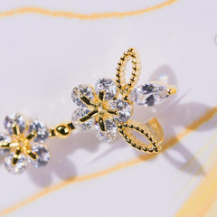 Sunny side upイヤーカフ&ピアス Earrings pink-rocket