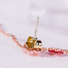 Sunny side upイヤーカフ&ピアス Earrings pink-rocket