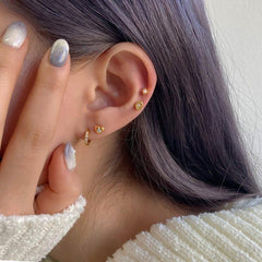 スパークル・カービング・オーバル・ピアッシング Piercing younglong-seoul