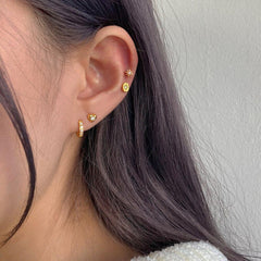 スパークル・カービング・オーバル・ピアッシング Piercing younglong-seoul