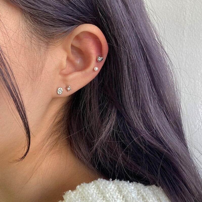 スパークル・カービング・オーバル・ピアッシング Piercing younglong-seoul