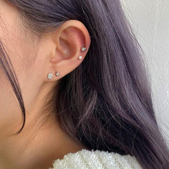 スパークル・カービング・オーバル・ピアッシング Piercing younglong-seoul