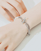 Surgical Bine Pearl ブレスレット Bracelet soo&soo