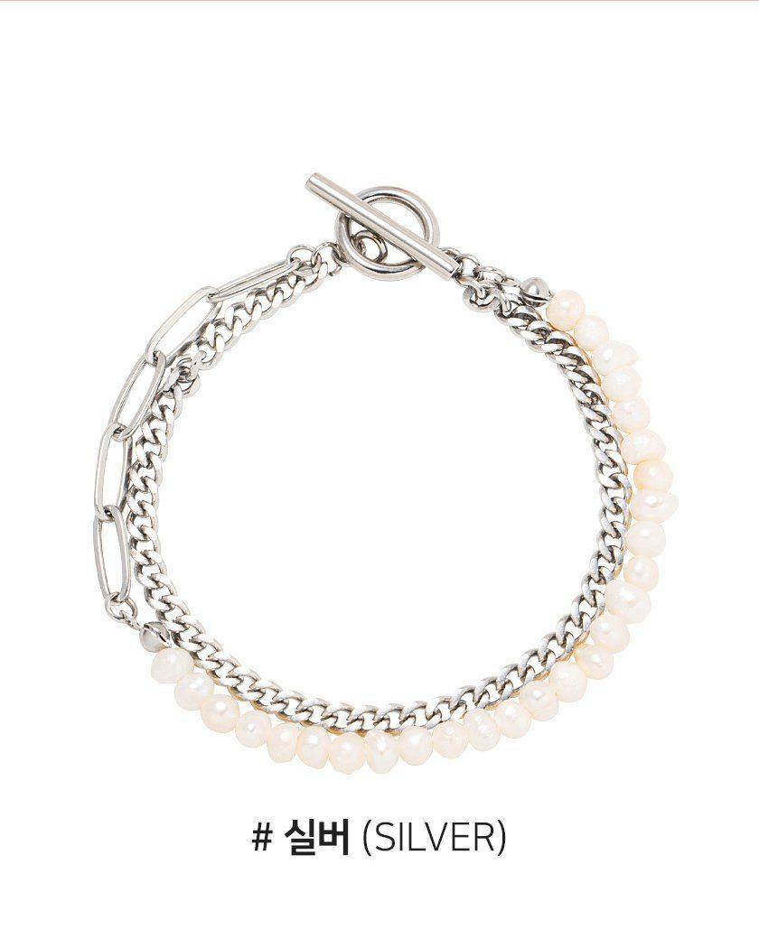 Surgical Bine Pearl ブレスレット Bracelet soo&soo