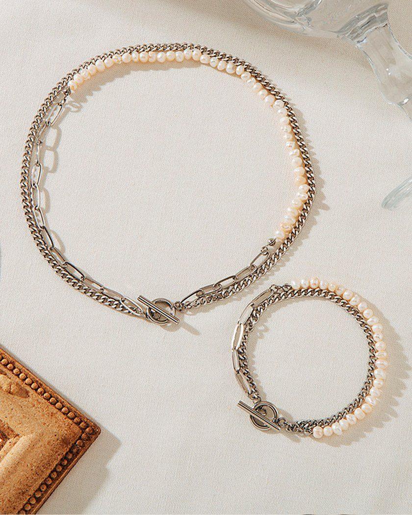 Surgical Bine Pearl ブレスレット Bracelet soo&soo