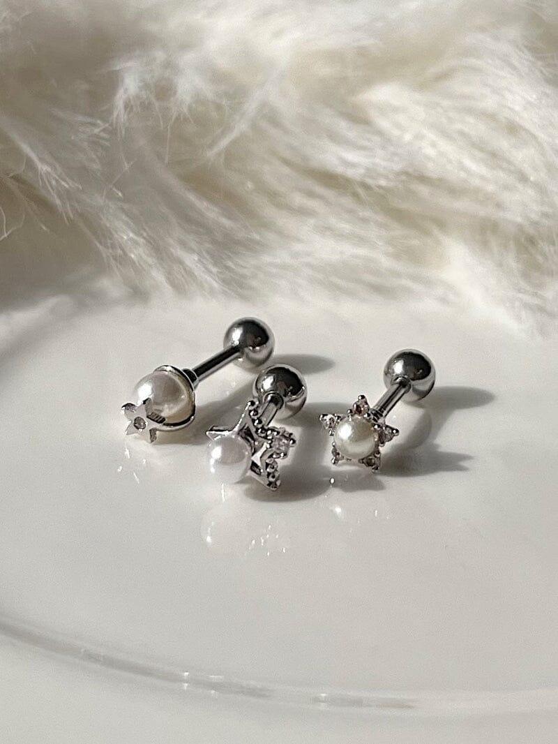 スター真珠・ピアッシング(3type) Piercing younglong-seoul