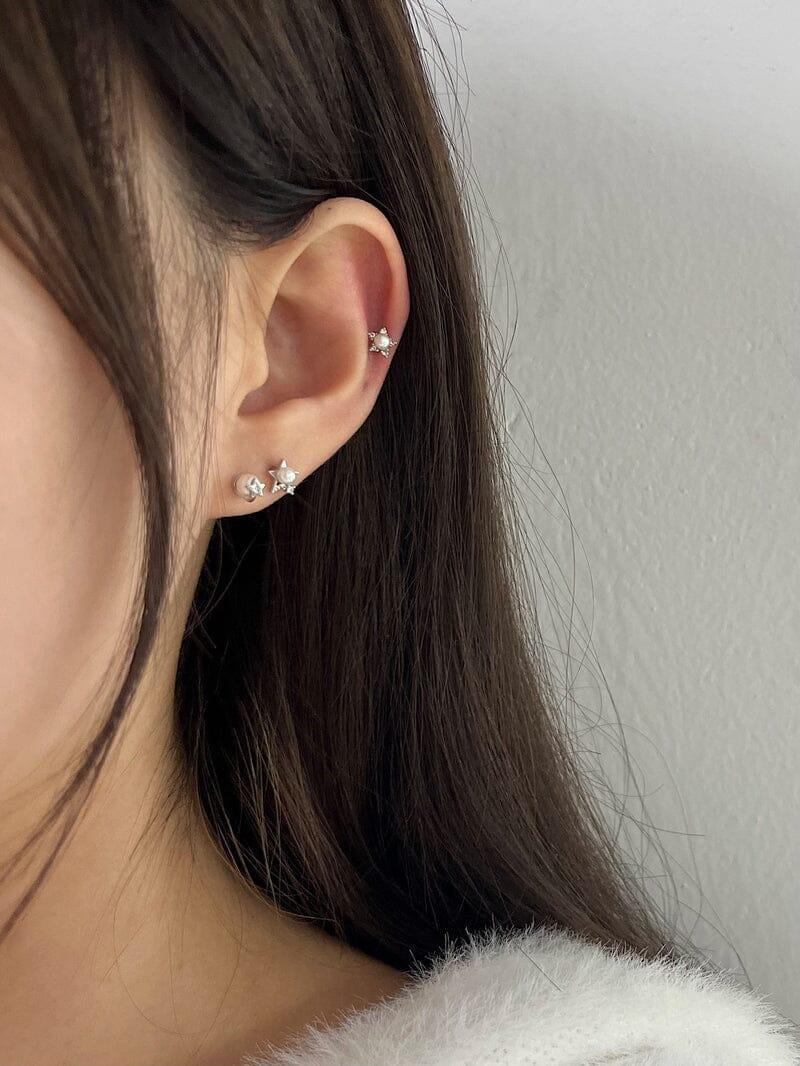 スター真珠・ピアッシング(3type) Piercing younglong-seoul