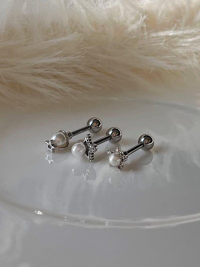 スター真珠・ピアッシング(3type) Piercing younglong-seoul