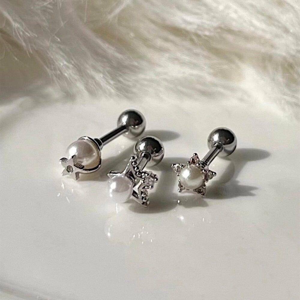 スター真珠・ピアッシング(3type) Piercing younglong-seoul